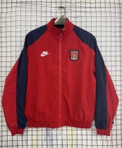 Retro Arsenal Windbreaker Red   1:1 Quality Soccer Jersey 1996-1997