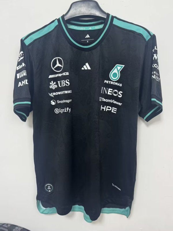 F1 Mercedes-Benz Blue Short Sleeve Racing Suit 2026