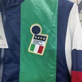 Italy  Windbreaker Blue Green 1:1 Quality Soccer Jersey 26-27