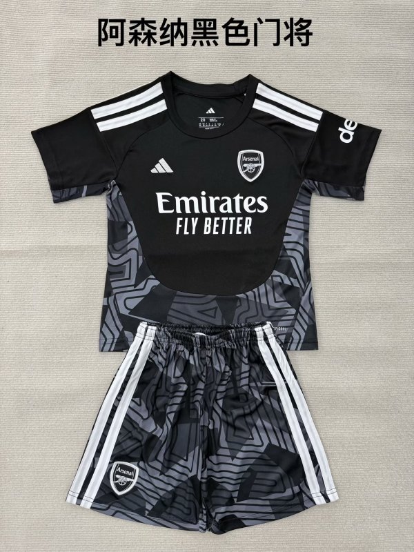 Arsenal Goalkeeper Fans 1:1 Quality Soccer Jersey   26-27 (kids and man) (16-2XL)