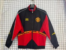 Manchester United Windbreaker  Black Red 1:1 Quality  Windbreaker  26-27