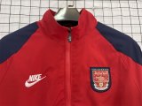Retro Arsenal Windbreaker Red   1:1 Quality Soccer Jersey 1996-1997
