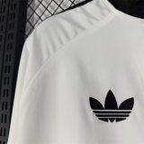 Retro Germany Windbreaker Wihte 1:1 Quality Soccer Jersey 26-27