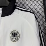 Retro Germany Windbreaker Wihte 1:1 Quality Soccer Jersey 26-27