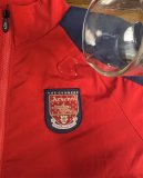 Retro Arsenal Windbreaker Red   1:1 Quality Soccer Jersey 1996-1997