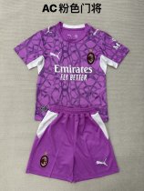 AC Milan Goalkeeper  Kids Fans  1:1 Quality Soccer Jersey   26-27 (kids and man ) (16-2XL)