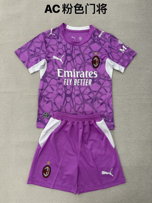 AC Milan Goalkeeper  Kids Fans  1:1 Quality Soccer Jersey   26-27 (kids and man ) (16-2XL)