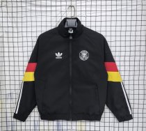 Retro Germany Windbreaker Black  1:1 Quality Soccer Jersey 2024