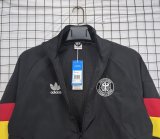 Retro Germany Windbreaker Black  1:1 Quality Soccer Jersey 2024