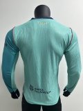 Barcelona  Away Long Sleeve  Player  1:1 Quality Soccer Jersey 26-27