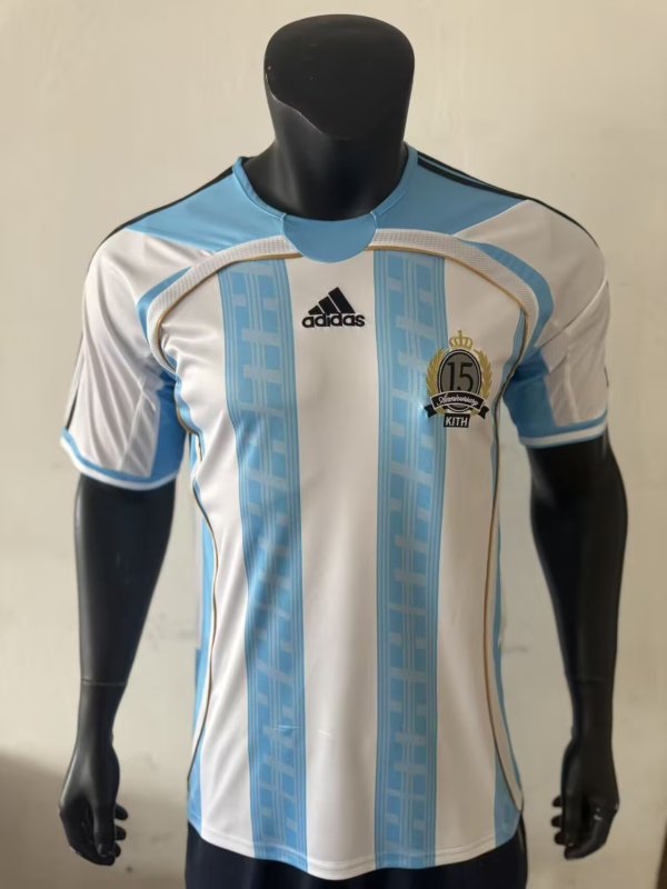 Argentina  Special Edition 15  Player White Blue 1:1 Quality Soccer Jersey 26-27（2026）