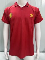 Retro Belgium  Home 1:1 Quality Soccer Jersey 1990