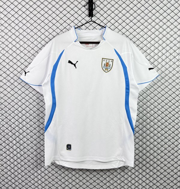 Retro Uruguay Away 1:1 Quality Soccer Jersey  2010
