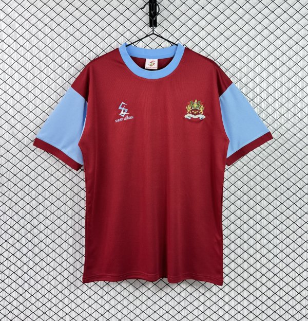 Retro Burnley Home  Fans 1:1 Quality Soccer Jersey 2000-2001