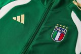Italy Jacket  Tracksuit  Green 1:1 Quality Jacket Jersey  26-27 (2026)