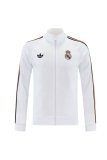 Real Madrid White Jacket  Tracksuit  1:1 Quality Jacket 26-27