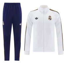Real Madrid White Jacket  Tracksuit  1:1 Quality Jacket 26-27