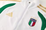 Italy Jacket  Tracksuit  White 1:1 Quality Jacket Jersey  26-27 (2026)