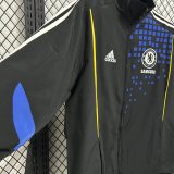 Retro Chelsea  Windbreaker  Black 1:1 Quality Soccer Jersey  26-27