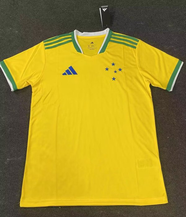 Cruzeiro Training  Fans 1:1 Quality Soccer Jersey   25-26