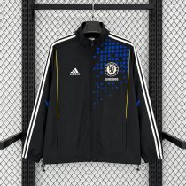 Retro Chelsea  Windbreaker  Black 1:1 Quality Soccer Jersey  26-27