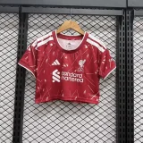 Liverpool Home Women Cheerleading   Fans 1:1 Quality Soccer Jersey 26-27