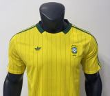 Brazil T-shirt Retro Yellow 1:1 Quality Soccer Jersey 26-27 (2026)