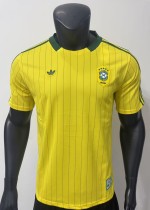 Brazil T-shirt Retro Yellow 1:1 Quality Soccer Jersey 26-27 (2026)