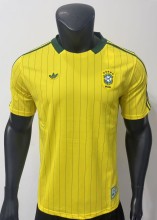 Brazil T-shirt Retro Yellow 1:1 Quality Soccer Jersey 26-27 (2026)