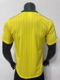 Brazil T-shirt Retro Yellow 1:1 Quality Soccer Jersey 26-27 (2026)