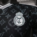 Real Madrid LV Special Edition Black Player  1:1 Quality Soccer Jersey  26-27