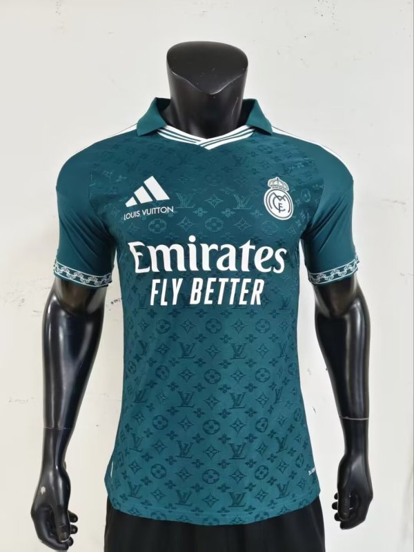 Real Madrid LV Special Edition Green Player  1:1 Quality Soccer Jersey  26-27