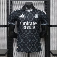 Real Madrid LV Special Edition Black Player  1:1 Quality Soccer Jersey  26-27