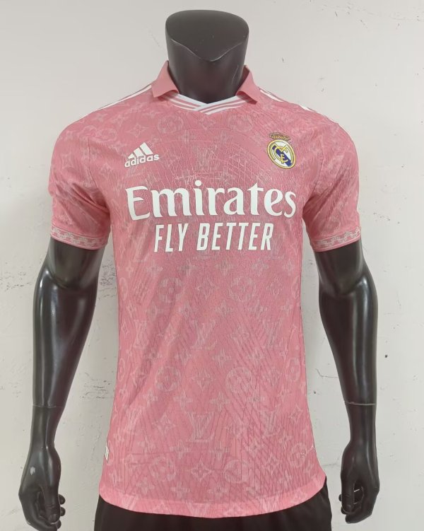 Real Madrid LV Special Edition Pink　Player  1:1 Quality Soccer Jersey  26-27
