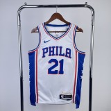 Philadelphia 76ers  Home White #21 EMBIID 1:1 Quality NBA  Season Jerseys  2023
