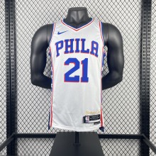 Philadelphia 76ers  Home White #21 EMBIID 1:1 Quality NBA  Season Jerseys  2023