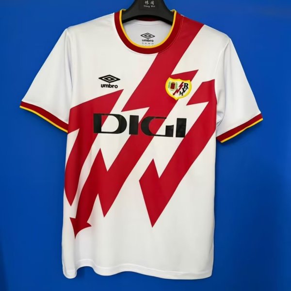 Rayo Vallecano Home Fans   1:1 Quality Soccer Jersey   26-27
