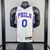 Philadelphia 76ers  Home White #0 MAXEY 1:1 Quality NBA  Season Jerseys  2023