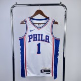 Philadelphia 76ers  Home White #1  HARDEN 1:1 Quality NBA  Season Jerseys  2023