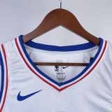 Philadelphia 76ers  Home White #0 MAXEY 1:1 Quality NBA  Season Jerseys  2023