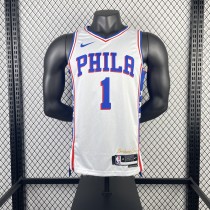 Philadelphia 76ers  Home White #1  HARDEN 1:1 Quality NBA  Season Jerseys  2023