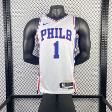 Philadelphia 76ers  Home White #1  HARDEN 1:1 Quality NBA  Season Jerseys  2023