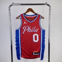 Philadelphia 76ers Red #0 MAXEY 1:1 Quality NBA  Season Jerseys  2023