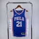 Philadelphia 76ers  Blue #21 EMBIID 1:1 Quality NBA  Season Jerseys  2023