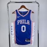 Philadelphia 76ers Blue #0 MAXEY 1:1 Quality NBA  Season Jerseys  2023
