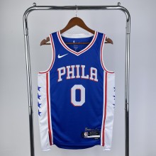 Philadelphia 76ers Blue #0 MAXEY 1:1 Quality NBA  Season Jerseys  2023