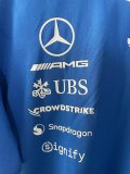 F1 Mercedes-Benz Blue Short Sleeve Racing Suit 2026