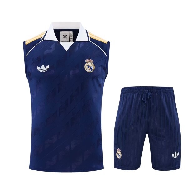Real Madrid training Vest Blue   Fans  1:1 Quality Soccer Jersey  26-27