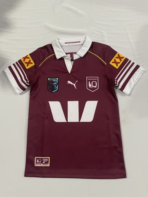 MAROONS Rugby Kids jerseys  Fans 1:1  Quality Rugby Jersey  2026