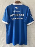 F1 Mercedes-Benz Blue Short Sleeve Racing Suit 2026